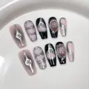 Handmade Medium-Length Nail Tips For Wearable Nails view 1