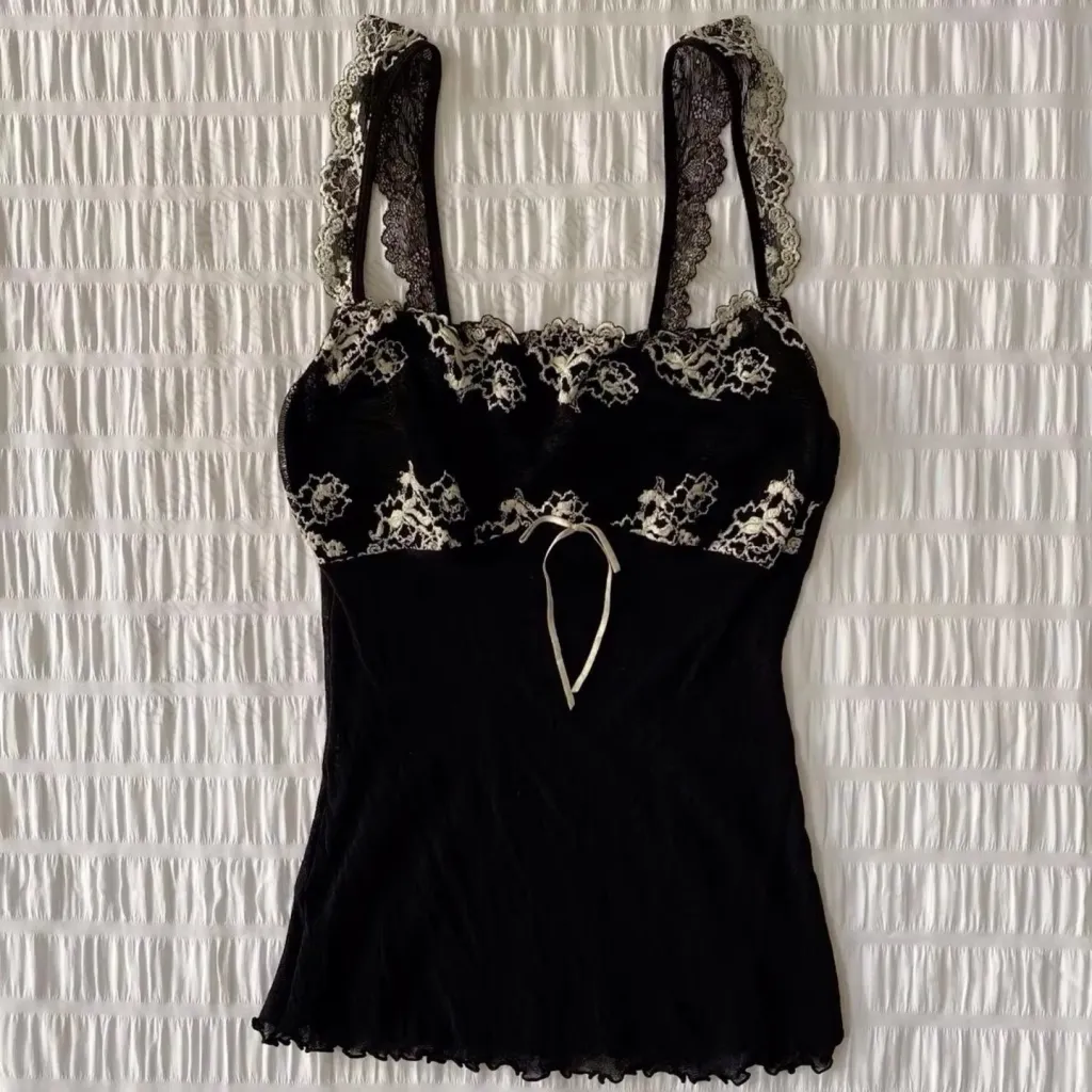 Elegant Fashion Lace Slim Slimming Women's Sling - Black