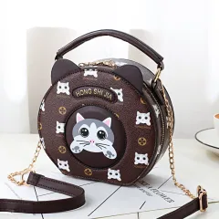 Girls' Shoulder Messenger Bag - Brown - View 1