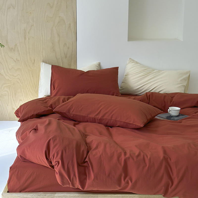 Washed Cotton Bedding Set, 4-Piece, picture 3 of 7