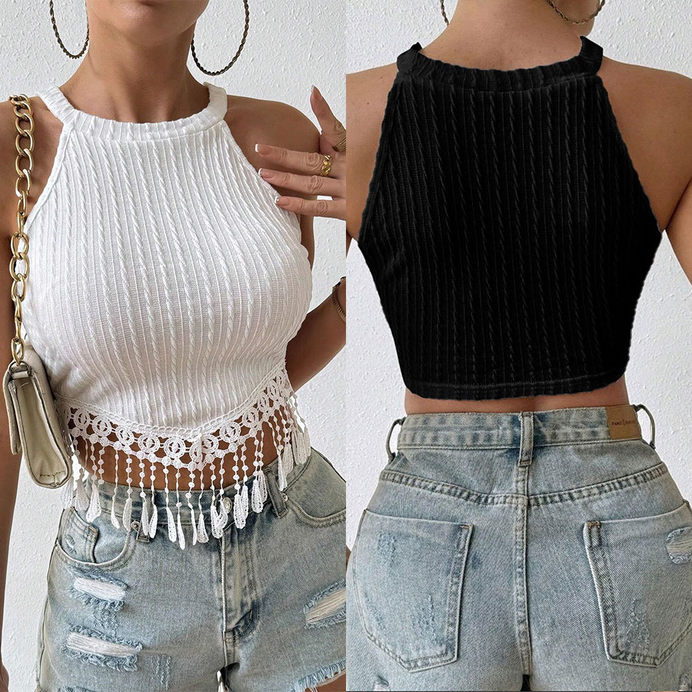 Women's Fashionable New Elegant Tassel Vest Top