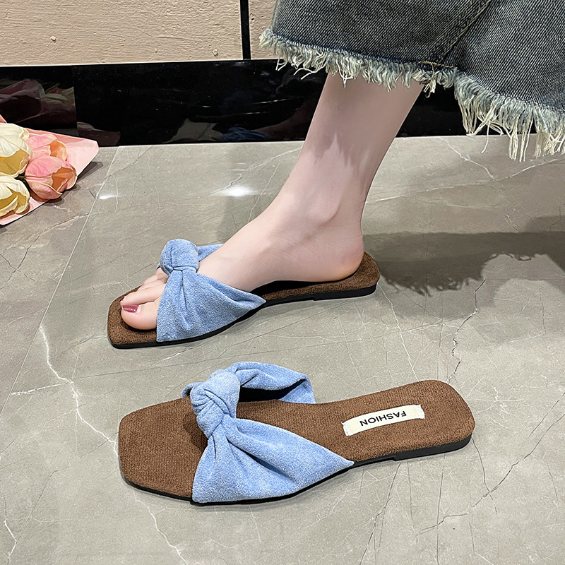 Suede Slide Sandals, picture 5 of 5