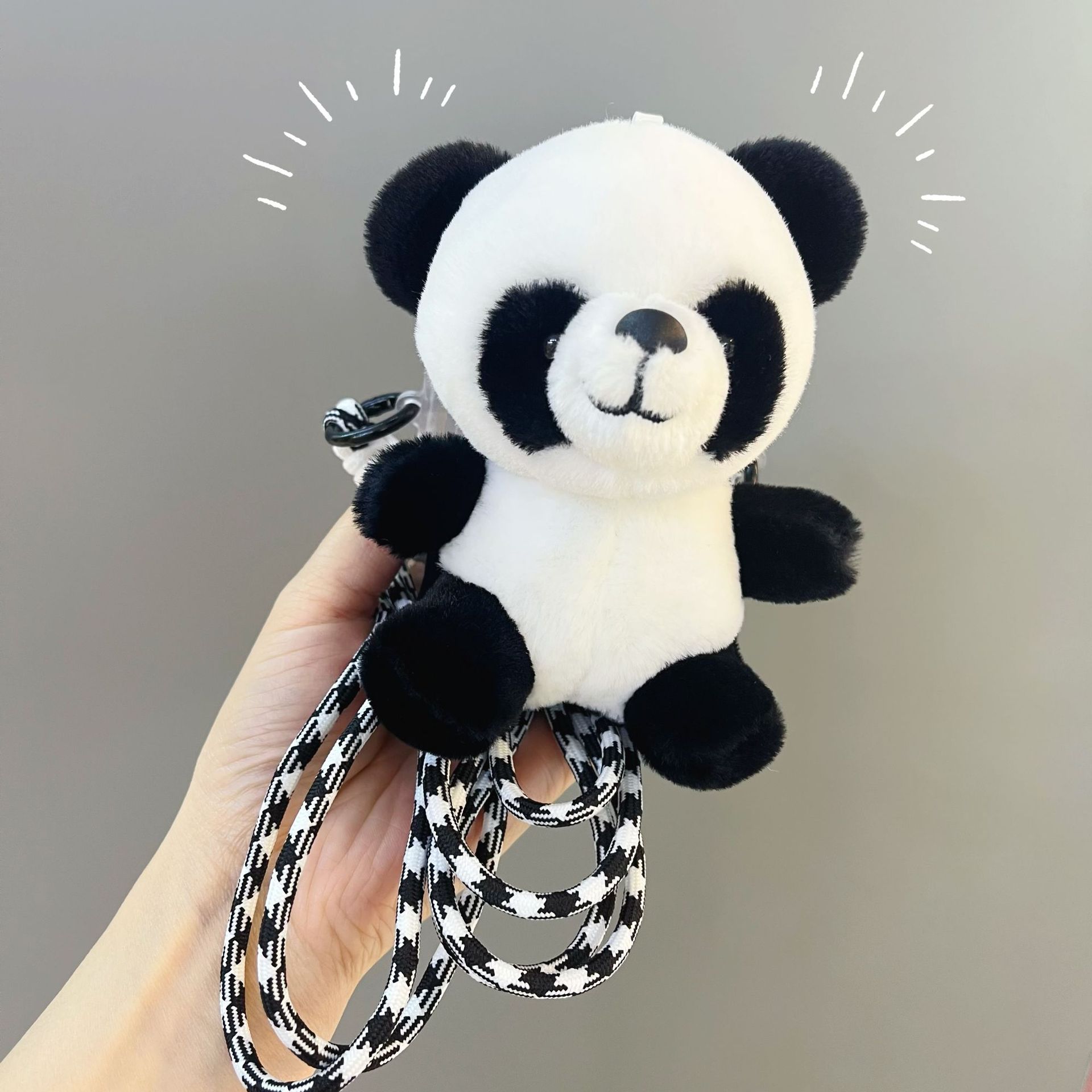 Plush Doll Crossbody Mobile Phone Lanyard Back Splint - Image 2