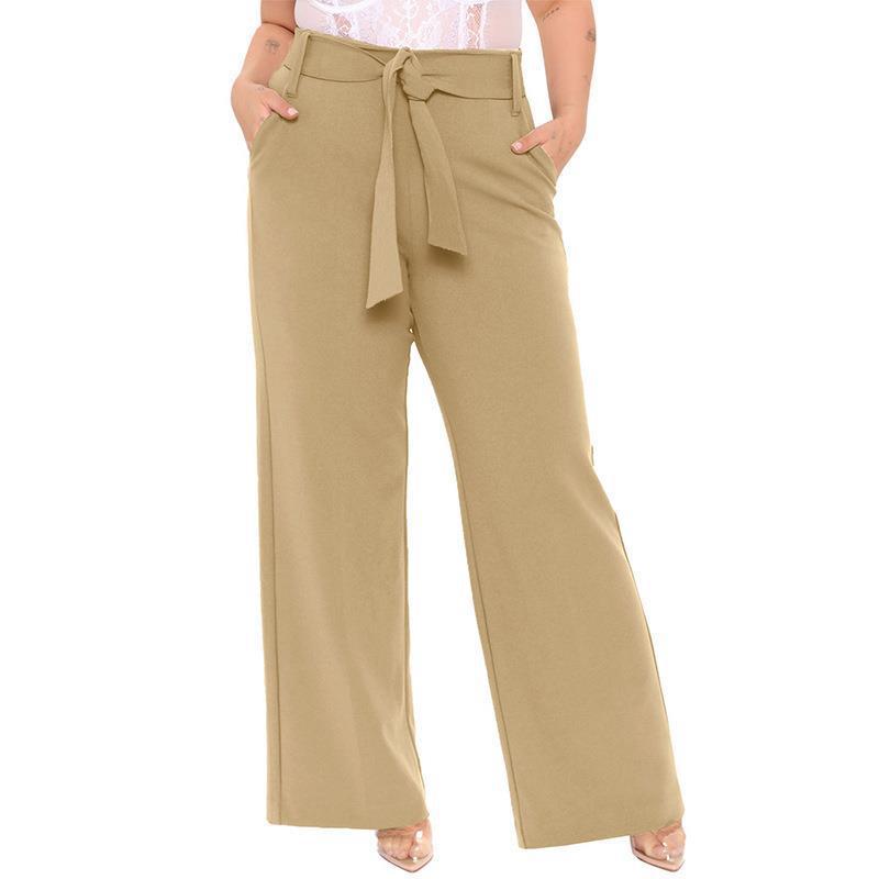New Womens Independent-site Solid-color Shopee Casual Pants