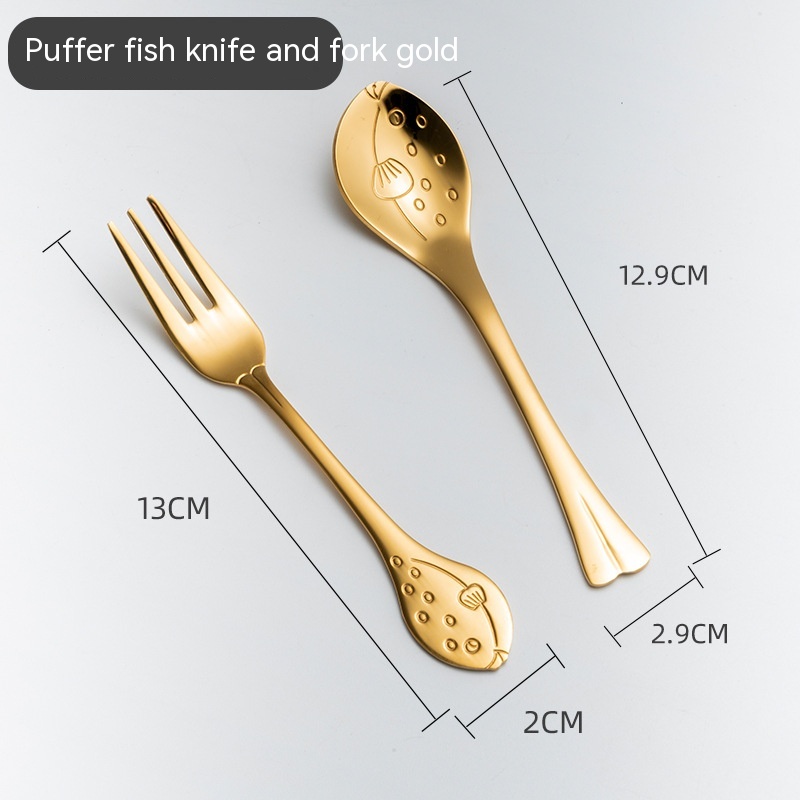 Golden Puffer Fork