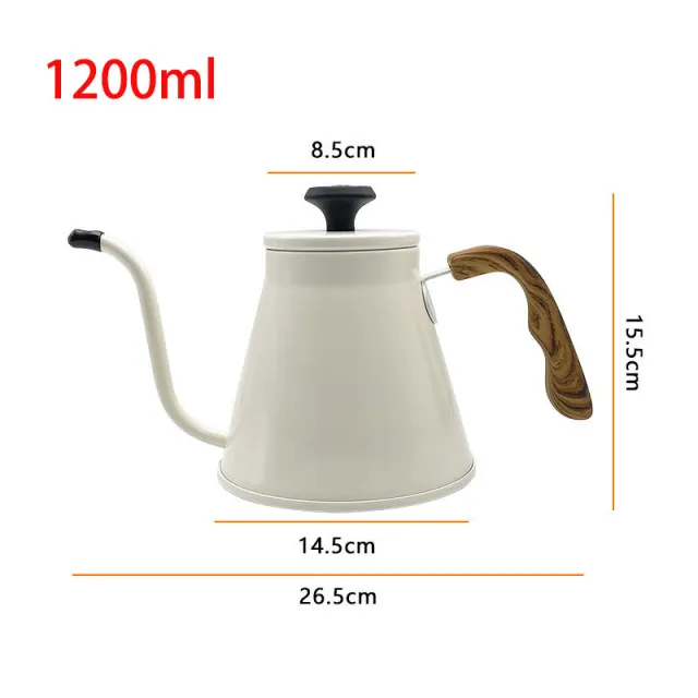 12L Hand Made Coffee Maker 304 Stainless Steel White - Shop at LoveMi