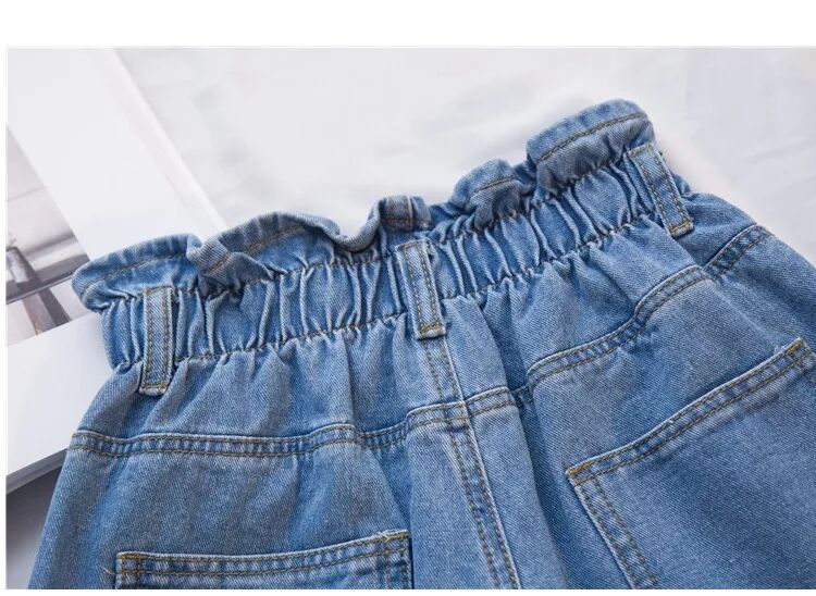 Title 10, High Waist Denim Shorts für Damen, lockerer Sch...