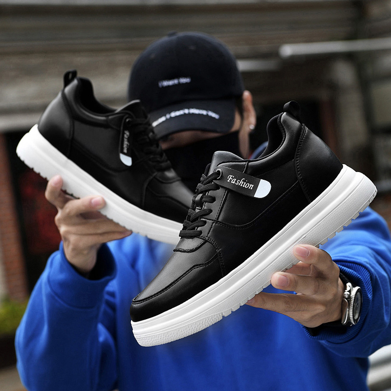 Men's Casual Board Shoes With Hidden Heels