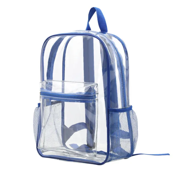 Transparent Large Capacity Outdoor Travel Backpack Blue - Shop at LoveMi