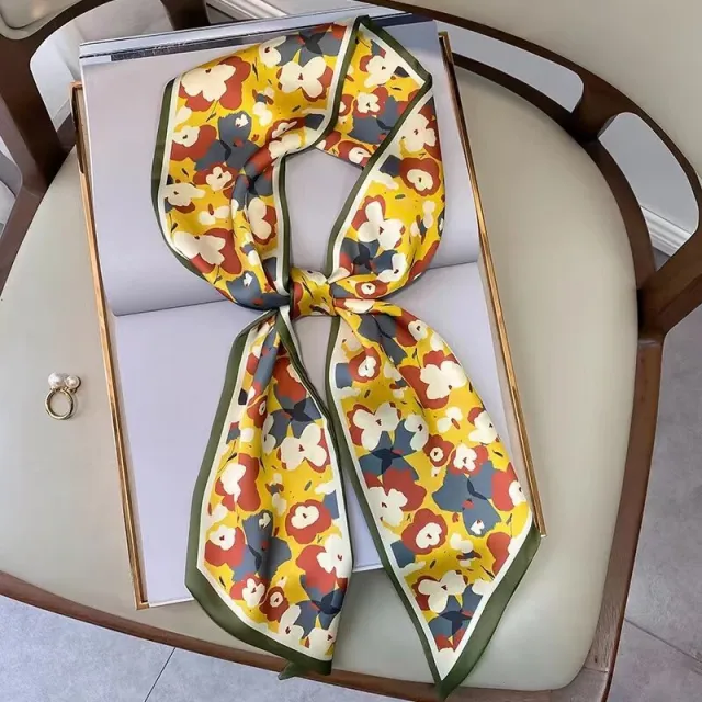Long Decorative Shirt Scarf Summer Korean Style Hair Band Light Luxury Xjj06 - Shop at LoveMi