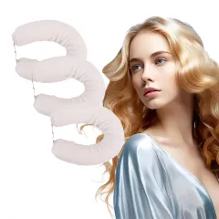 Bold Mountain Hook No Heat Hair Curler - White Set Of 3 - View 1