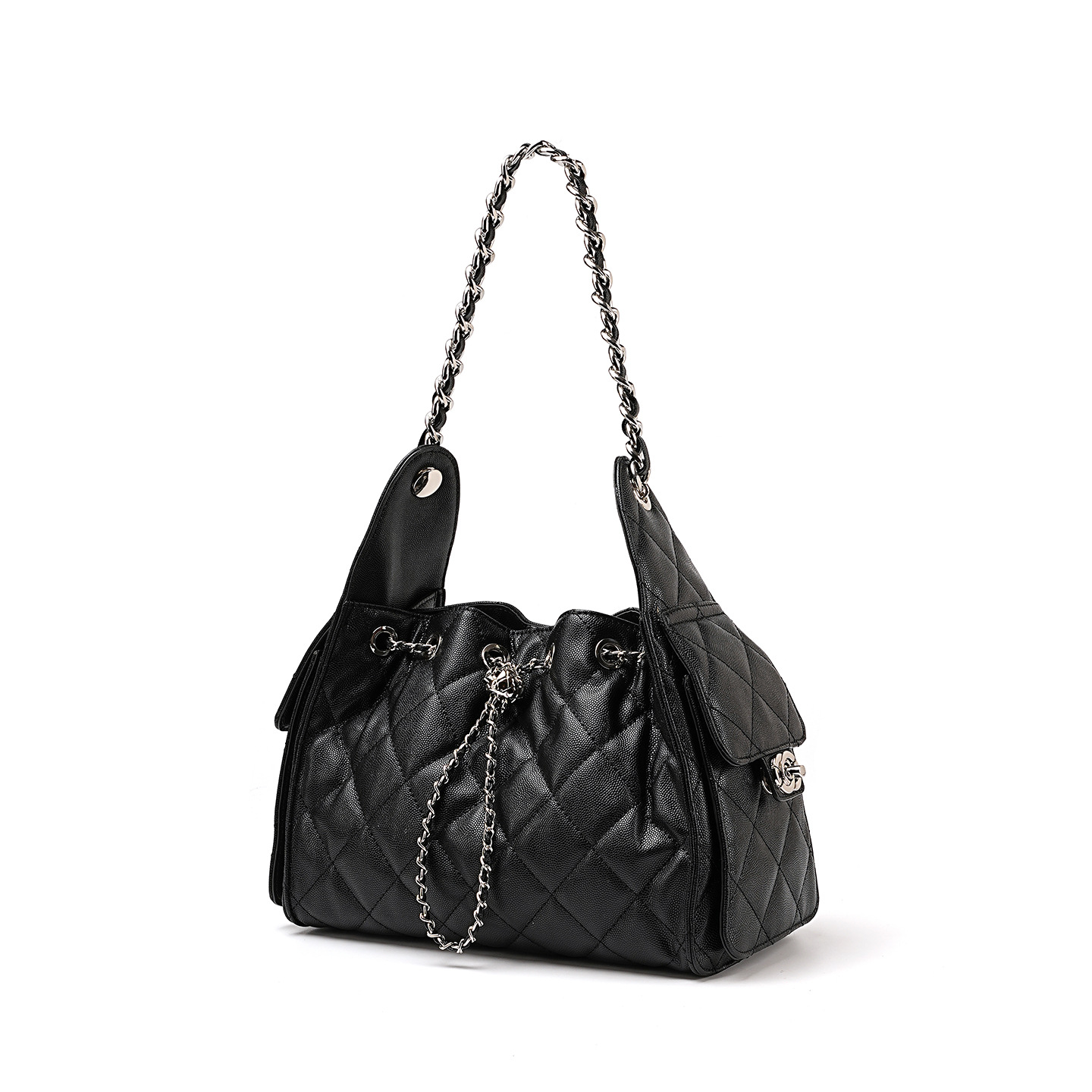 Genuine Leather Hobo Shoulder Bag