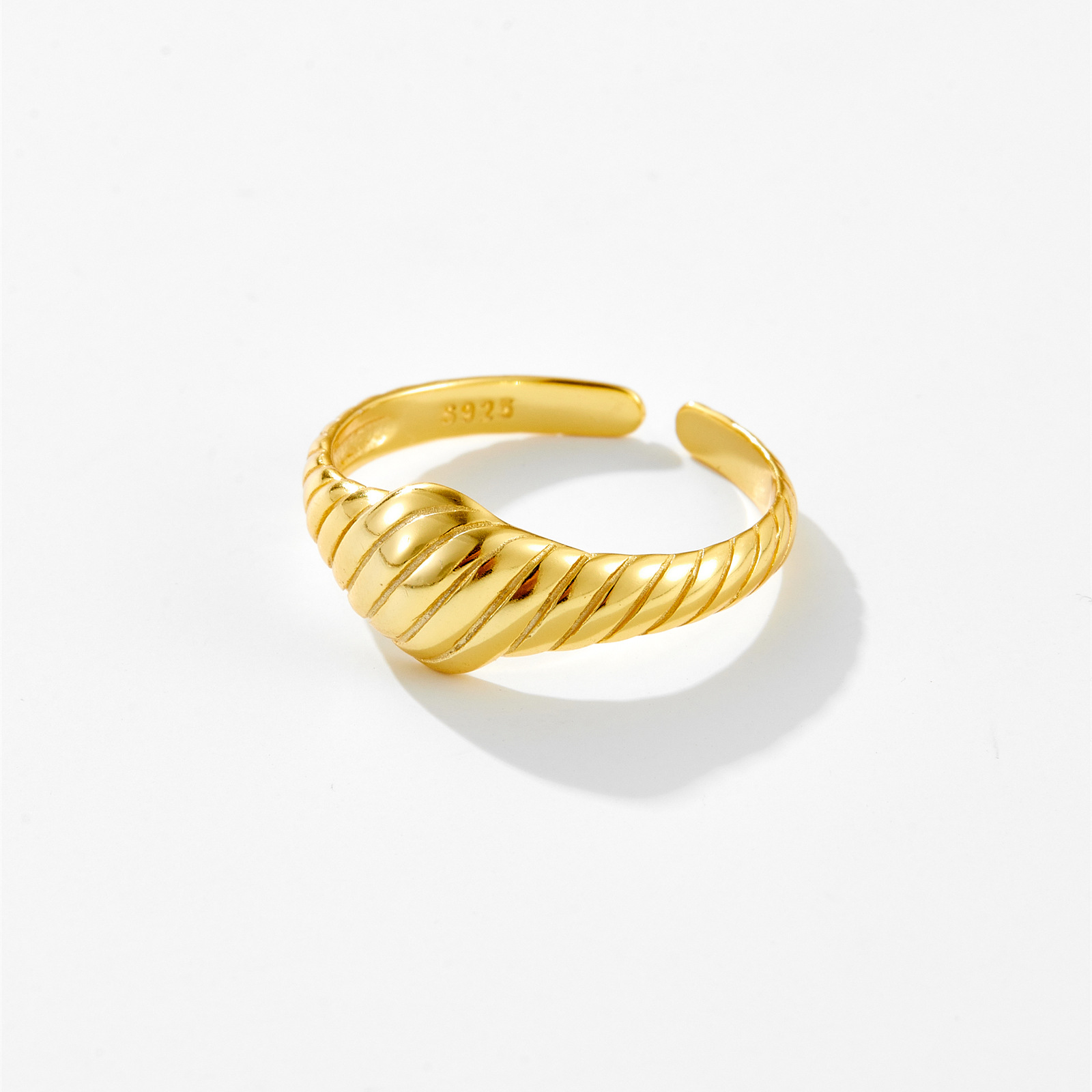 Sterling Silver Ring All-match Adjustable