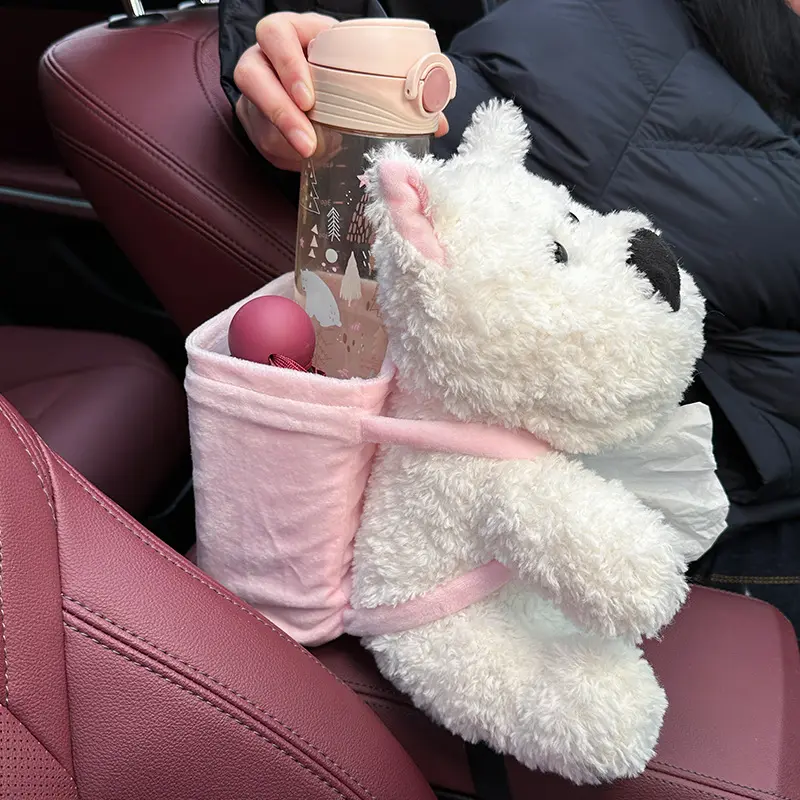 Armrest Box Barrel Car Interior Garbage