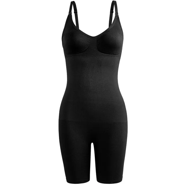 One piece Corset Bodybuilding Belly Contraction Waist Shaping Hip Lift Women's Tights Black - Shop at LoveMi