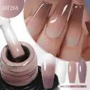 Shimmering Thermal Gel Fashion Nail Polish PU Protective Film For Nail Art view 4