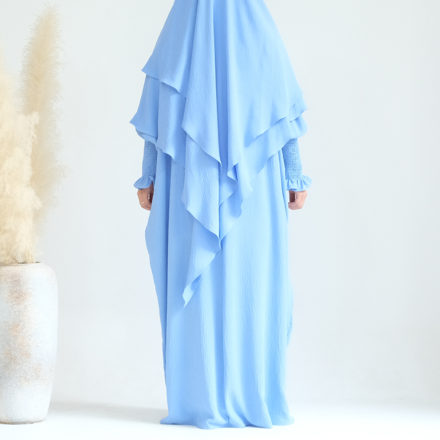 Light Blue HJ908 Headscarf