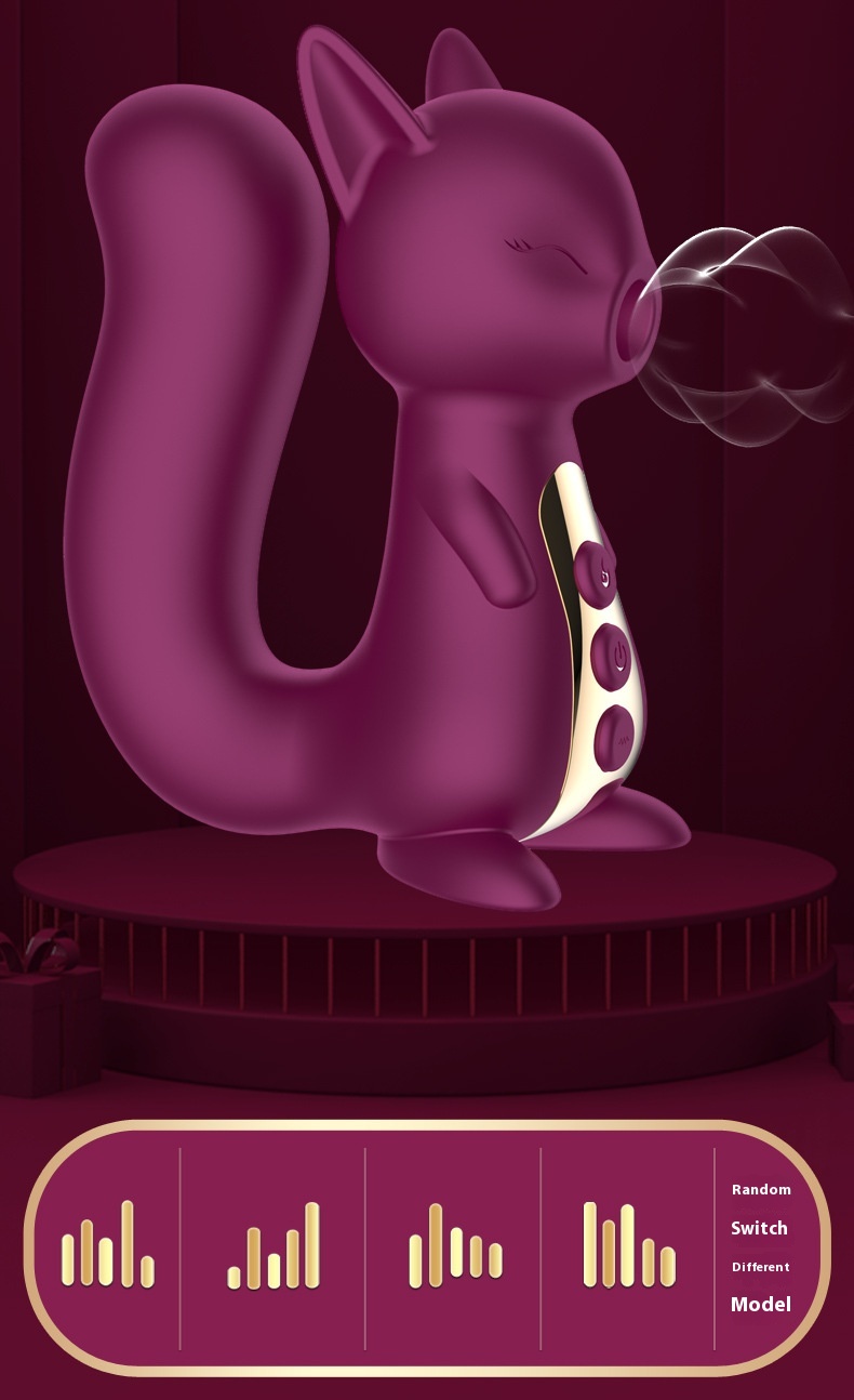 Cute Female Fox Cute Pet Sucking Massager 6