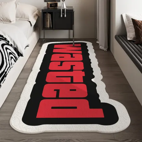 American-style Surfboard-shaped Doormat Easy to Care for Made From