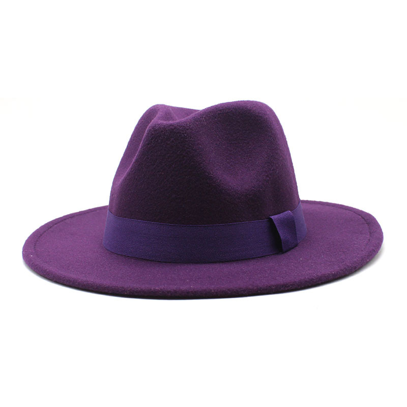 Title 12, Autumn And Winter Men And Women Big Brim Hat