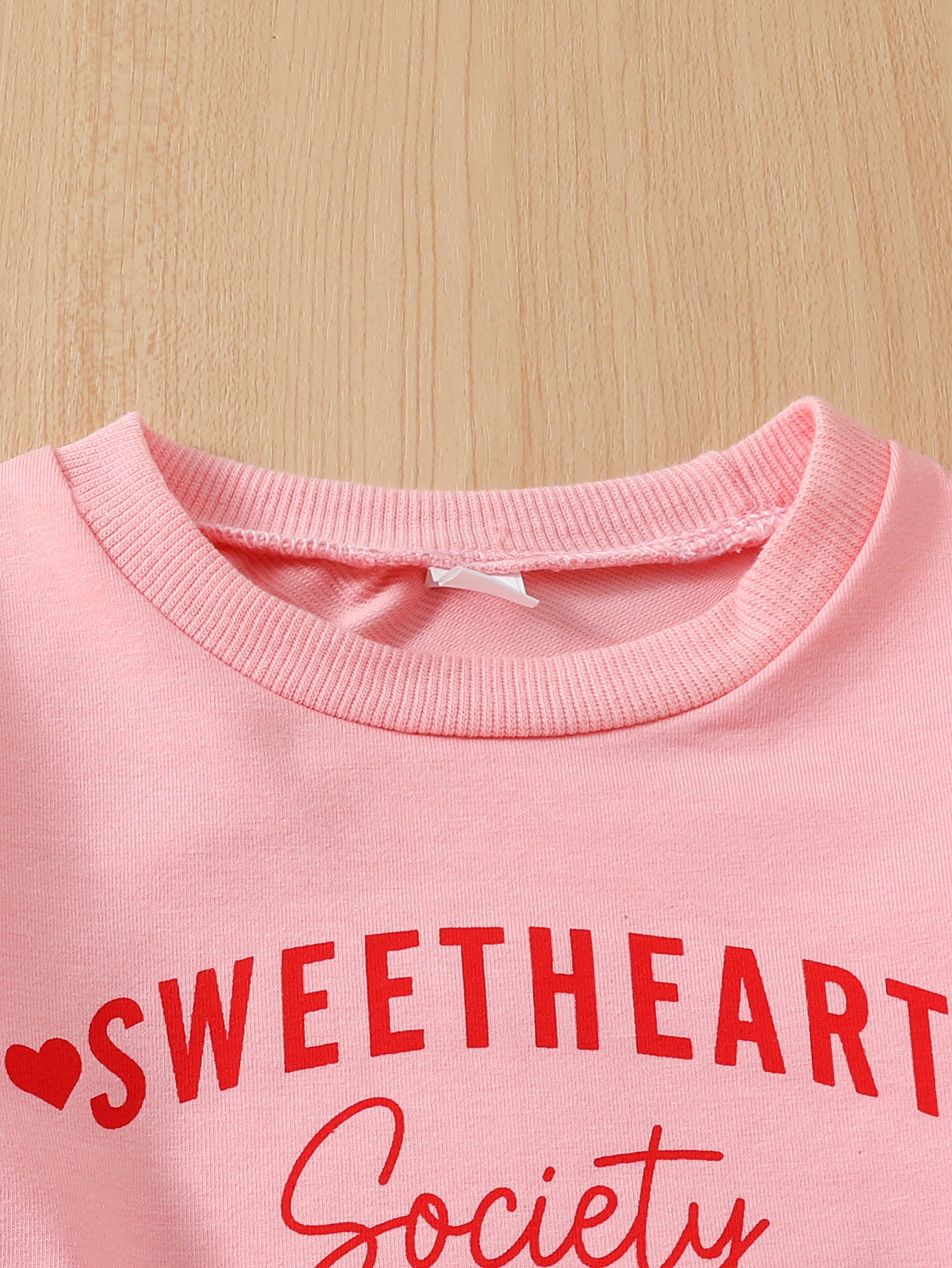 Single Sweater Cute Letters Printing