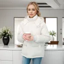Beige White