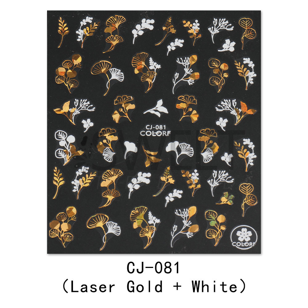 CJ081 Laser Gold White