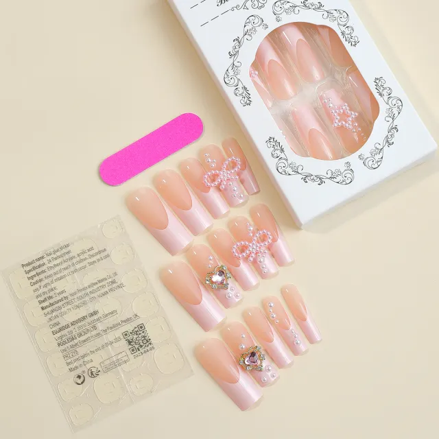 Women's Love Diamond Bow Wear Nail Tip Xb5199 - Shop at LoveMi