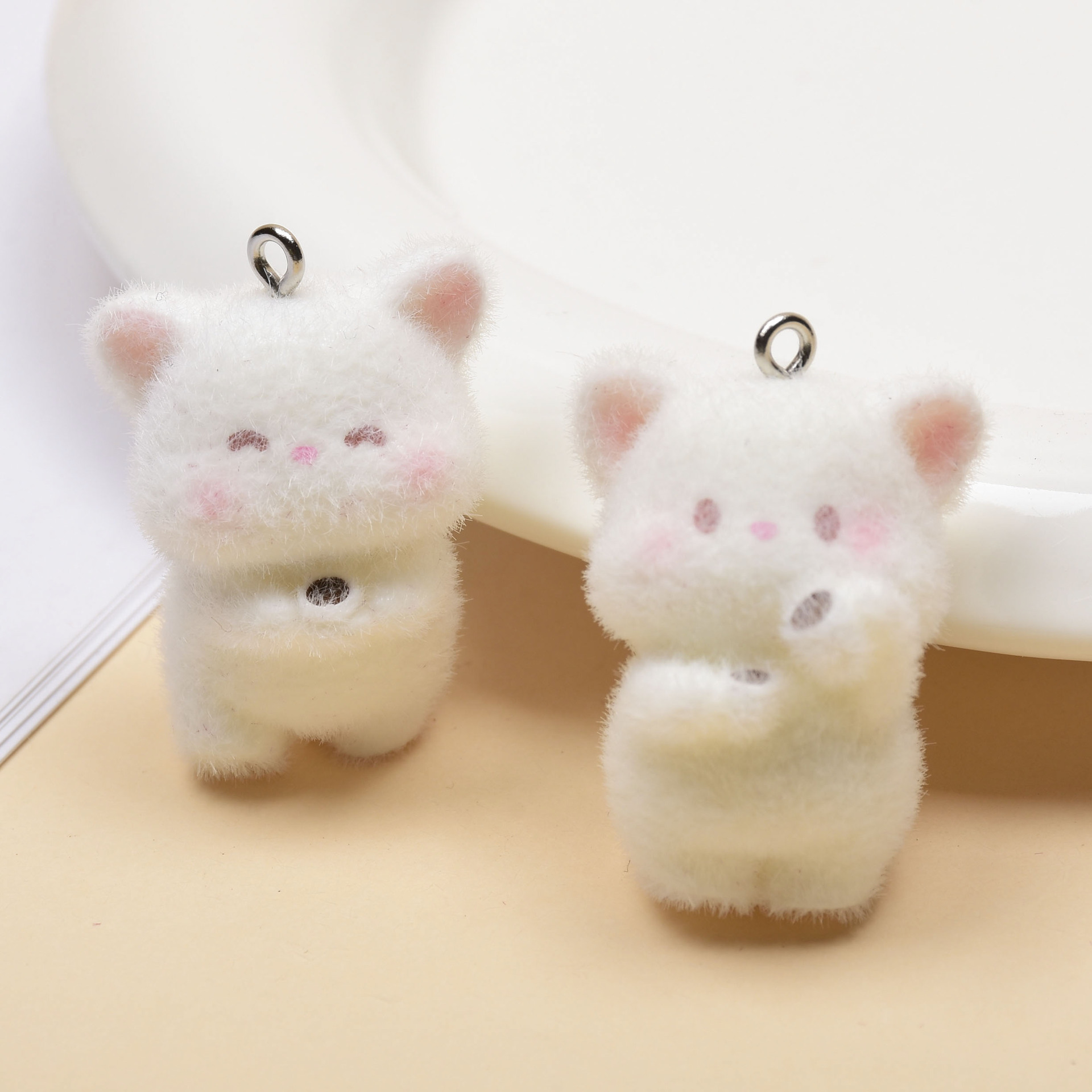 Resin Bear Pendant Keychain Backpack And Phone Charm