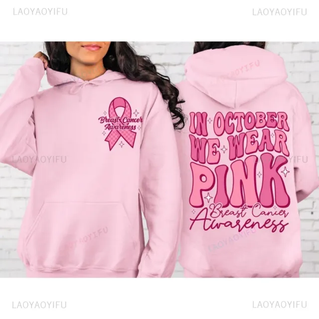 In October We Wear Breast Cancer Awareness Sweat Pink - Shop at LoveMi