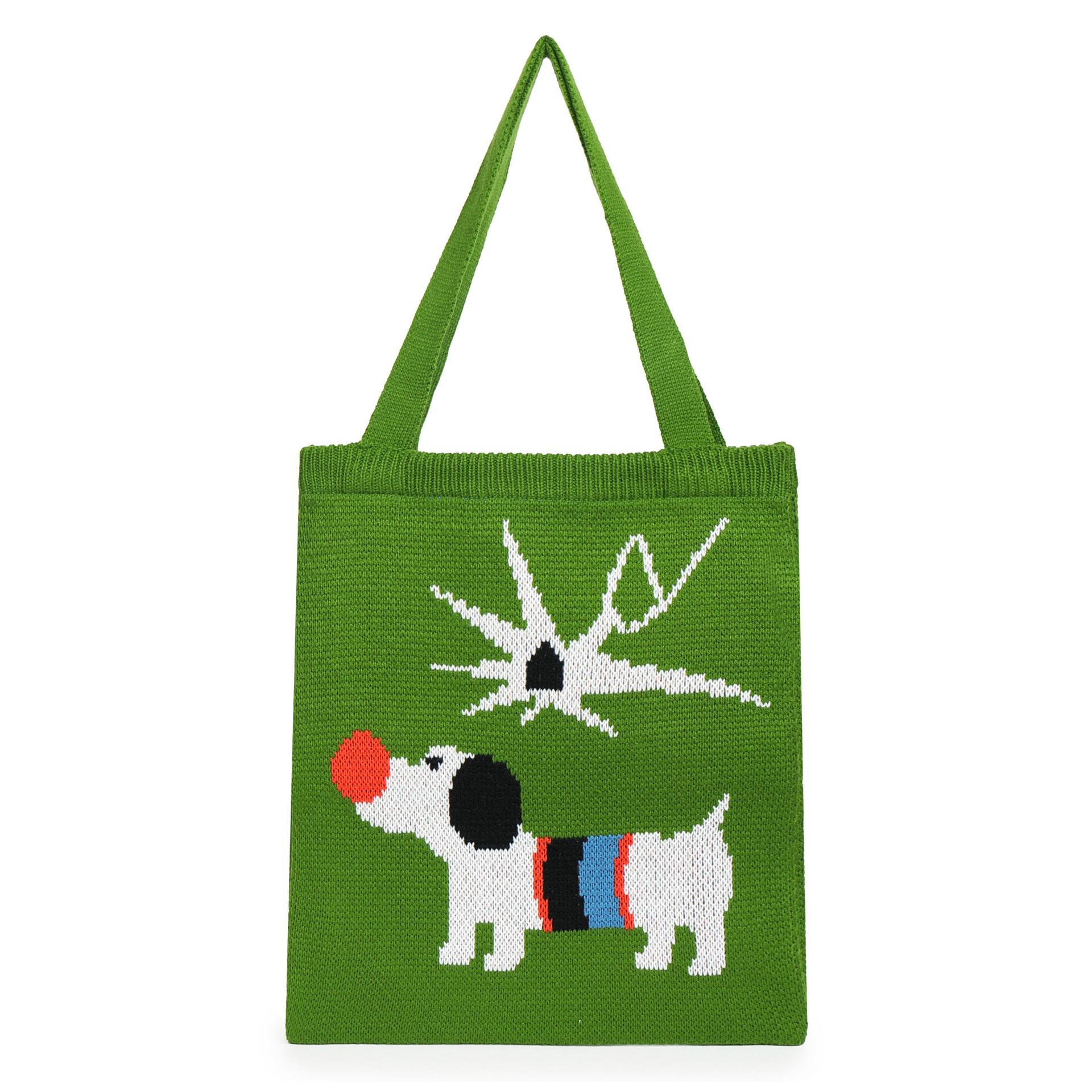 Puppy Knitted Bags Cute Large Crossbody Shoulder Bag