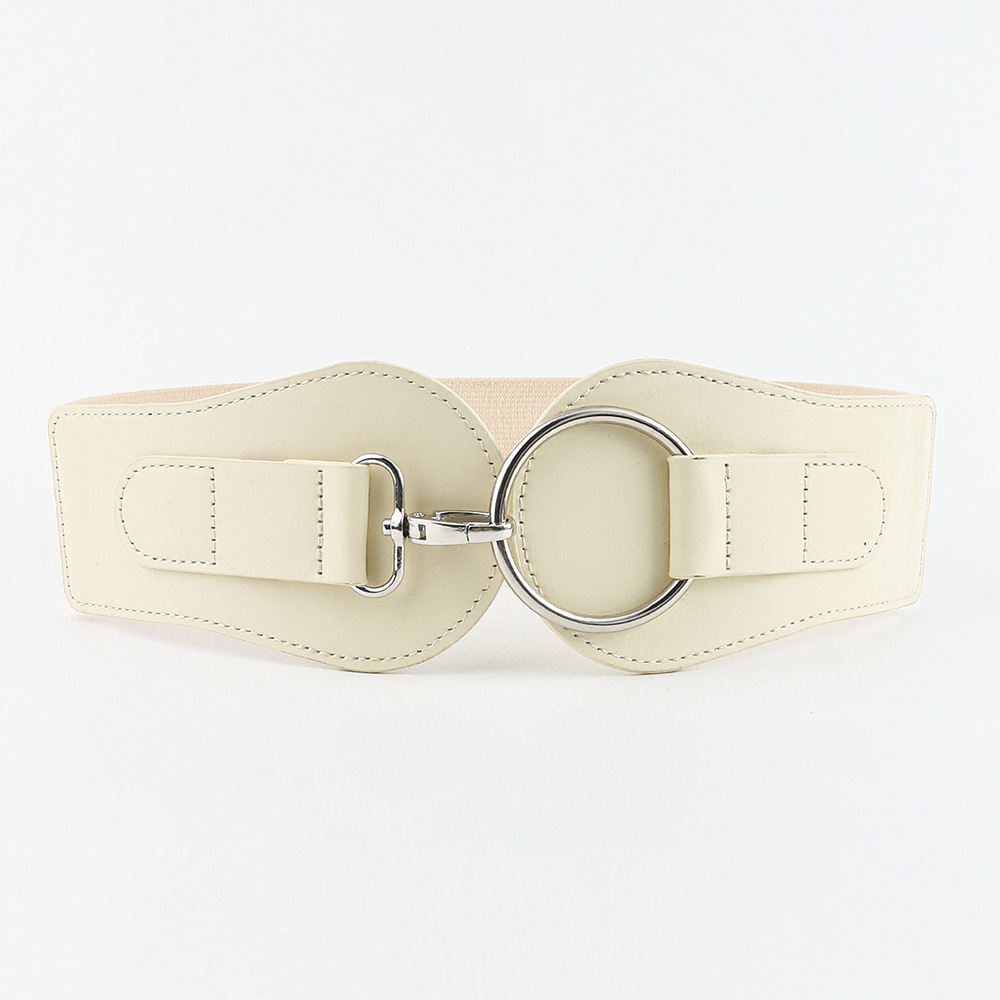 Beige Silver Buckle