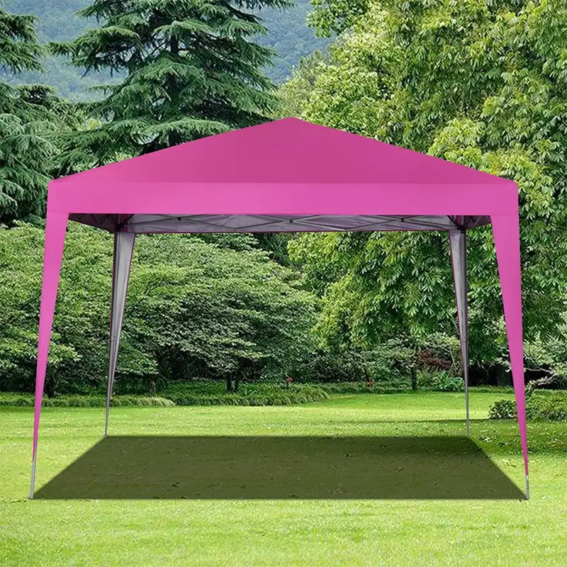 Folding Camping Tent 3x3m Pop-Up Canopy for Outdoor Events and Exhibitions