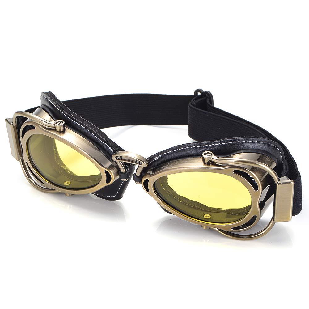 Motorcycle Wind-proof Glasses Motorcycle Pilot Hat Against Wind And Sand Harley Prince Helmet Reflective Retro Goggles
