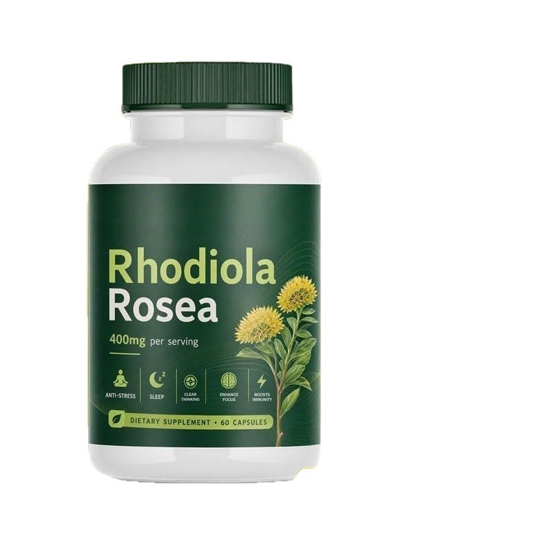 60 Rhodiola Rosea Capsules In A Bottle 3