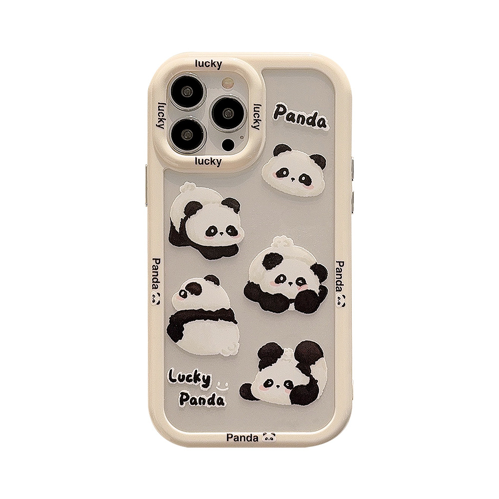 Cute Little Panda themed Shatterproof Phone Case