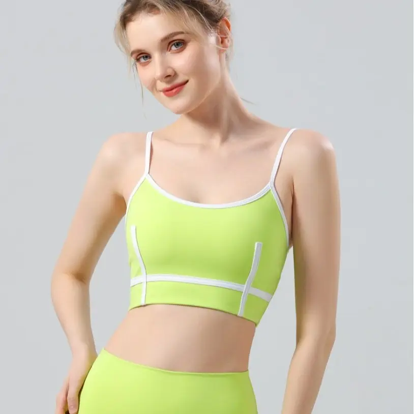 Fashionable Backless Vest Bare-feel Slimming Geometric Lingerie