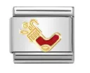 Santa Snowman Series Welding Module 0574 Sh Gold Boots - Shop at LoveMi
