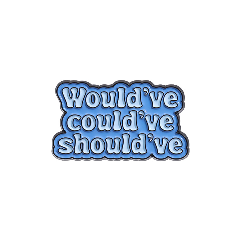 Motivational Fun And Creative Metal Badges Featuring Personalized Letter Designs In English