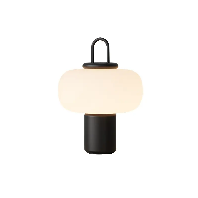 Minimalist Creative Children's Bedroom Japanese Designer Glass Bedside Table Lamp