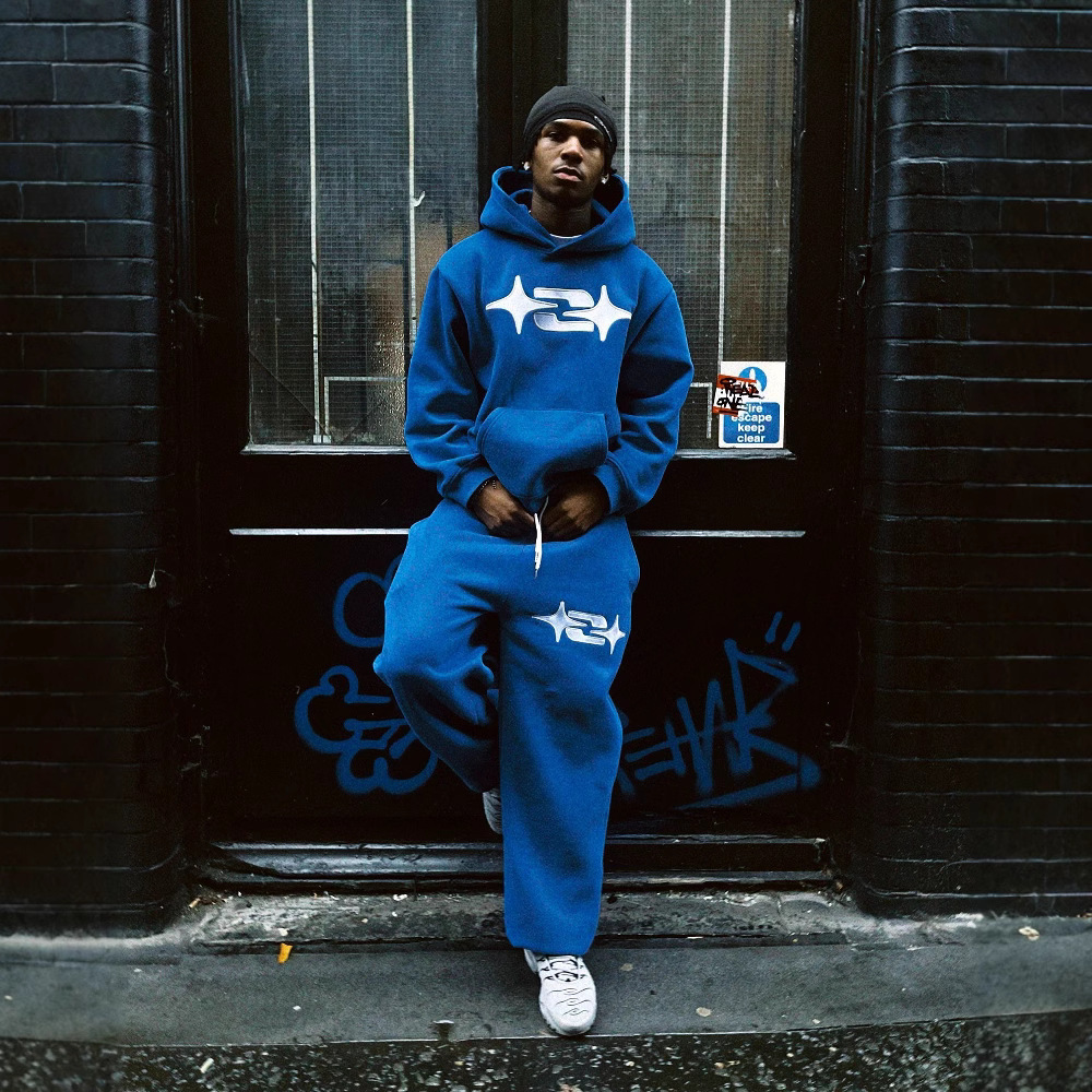 Autumn And Winter Casual Retro Hip-hop Sportswear Fashionable Hoodie