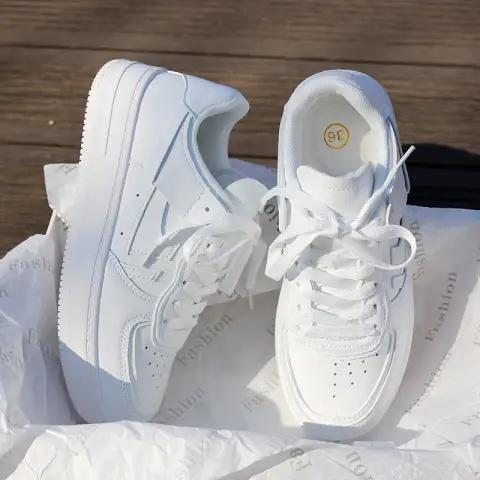 White Shoes for Women Autumn All-matching