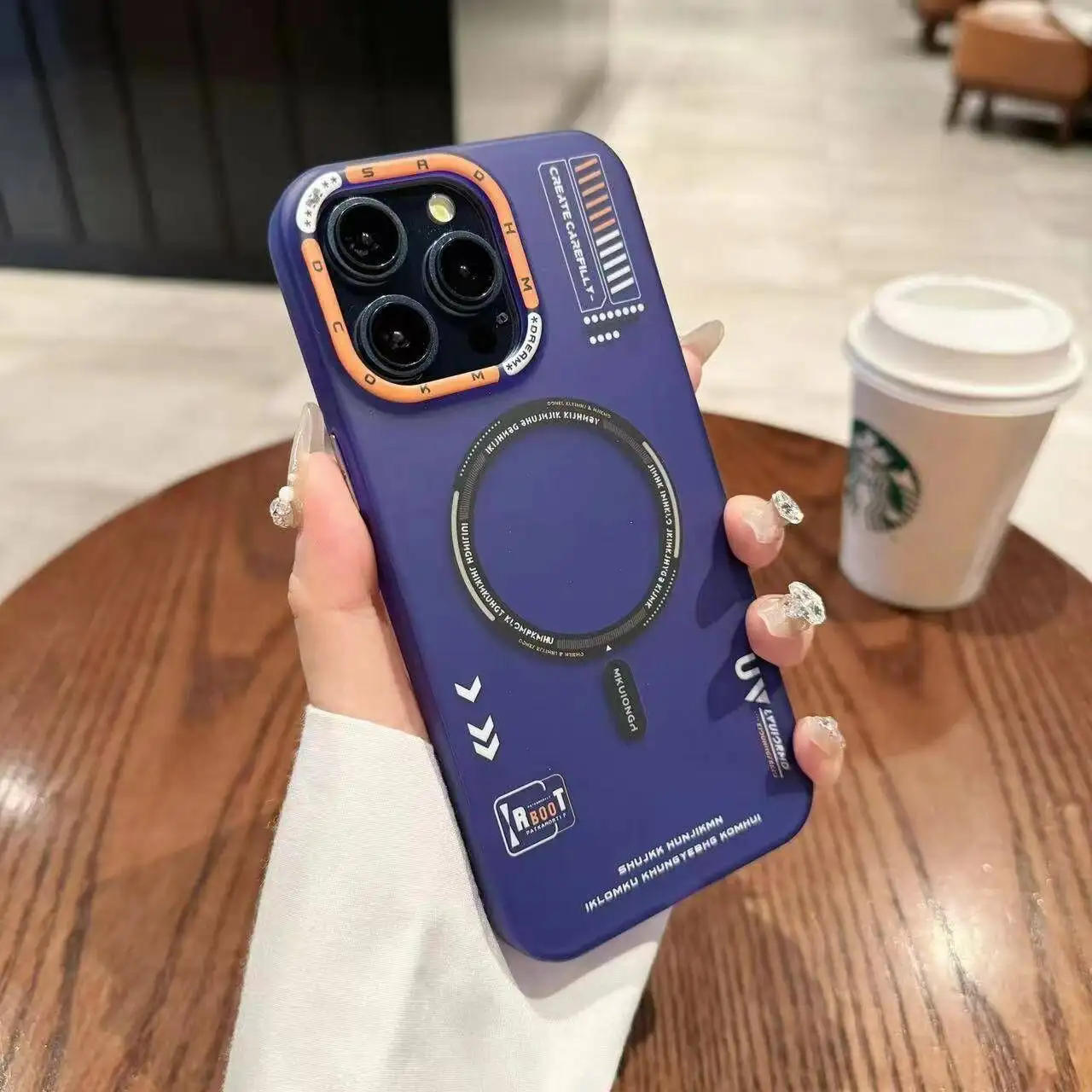 Magnetic Skin-absorbing Matte Phone Case Drop-resistant