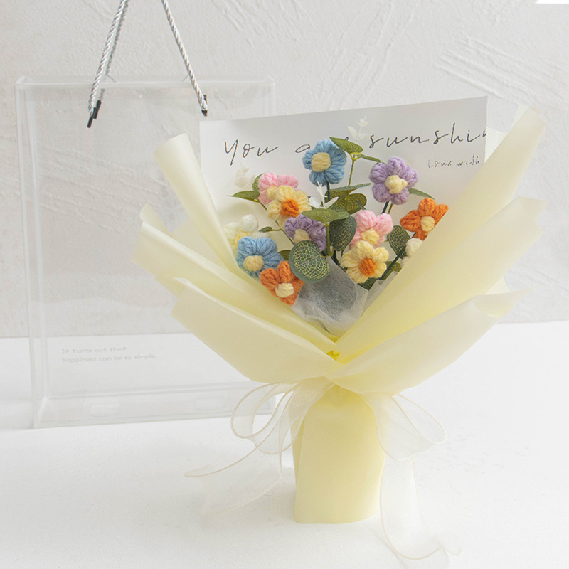 Cross-border Best-selling Hand-crocheted Yarn Bouquet — foto 4