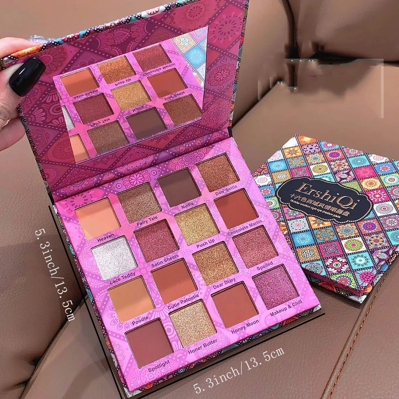 Internet Celebrity Same Style 16 Colors Eye Shadow Plate