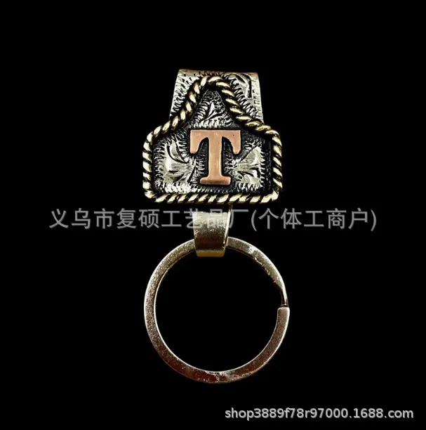Handmade Cow Tag Belt Key Holder Metal T - Shop at LoveMi