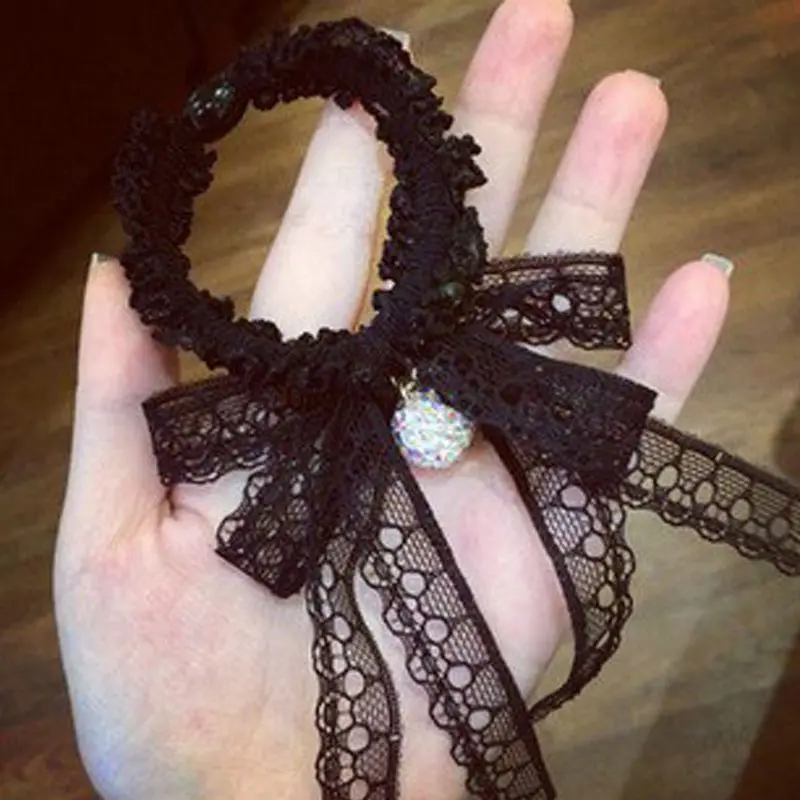 Versatile Lace Bow Hair Accessory