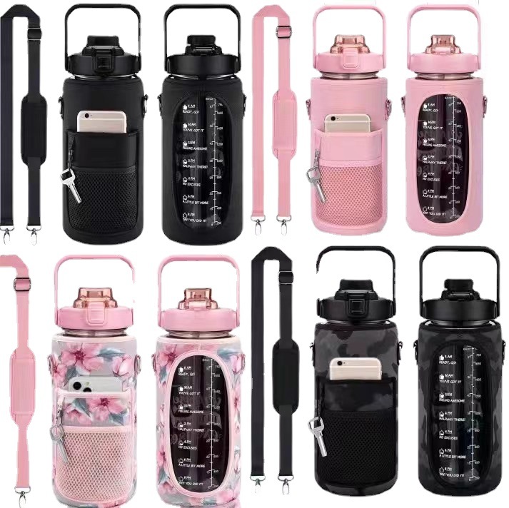 Funda Protectora pa' Botella de Agua con Asa Portátil - imagen 1