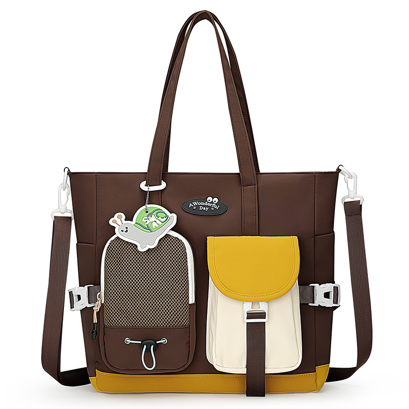 Womens Large-capacity Casual One-shoulder Crossbody Bag 2