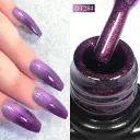 Shimmering Thermal Gel Fashion Nail Polish PU Protective Film For Nail Art view 2